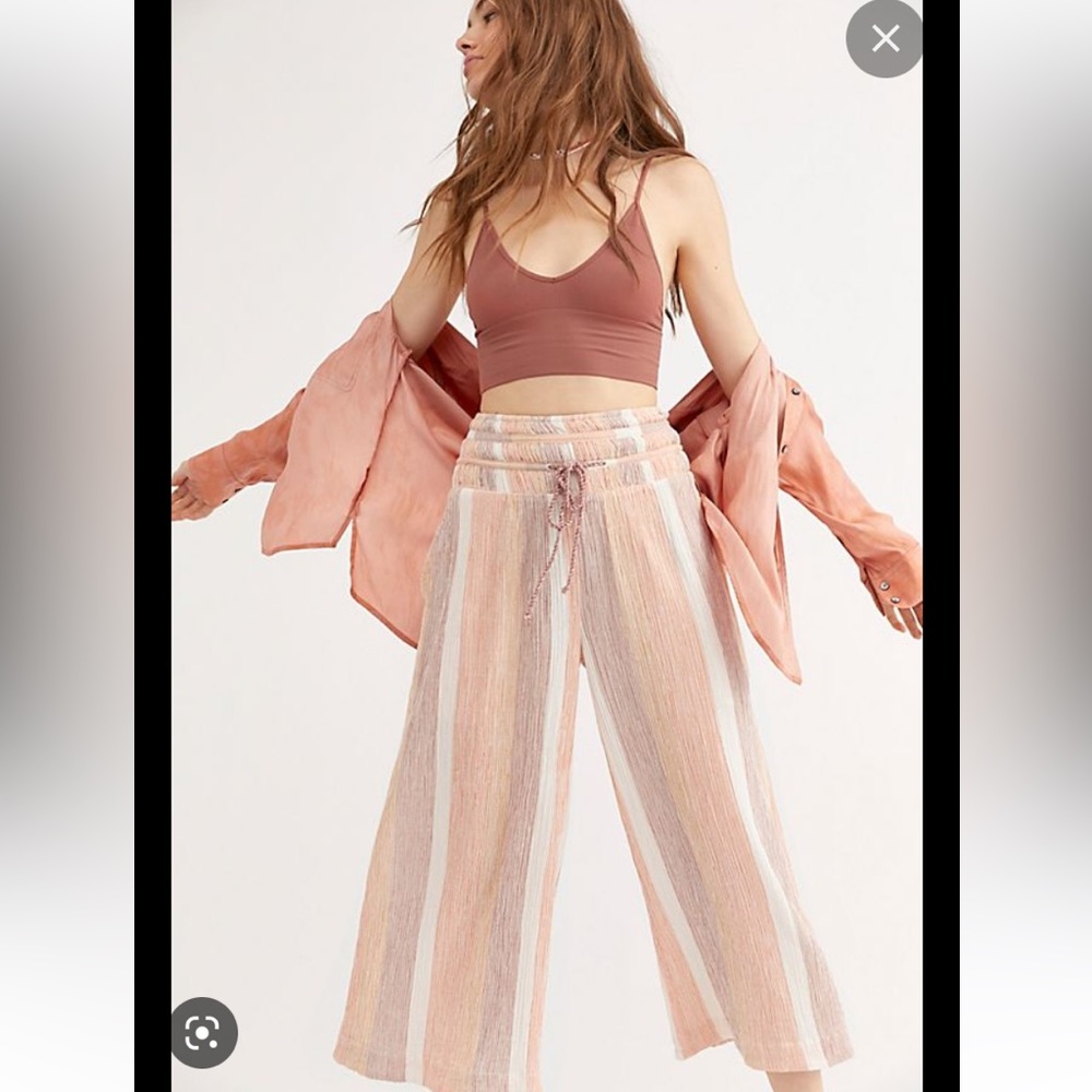 Free People LOT 3 items Hamilton pants and tanks